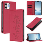 Custodia per telefono in ecopelle con protezione RFID magnetica e stampa a rilievo di simpatici gattini., For iPhone 12 / 12 Pro, For iPhone 11 Pro Max