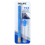Kit di aghi di precisione non magnetici e resistenti all'usura per la rimozione di schegge di legno RELIFE TX3