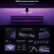 Original Xiaomi Redmi Computer Speaker 2 Pro RGB Light Desktop Stereo Soundbar