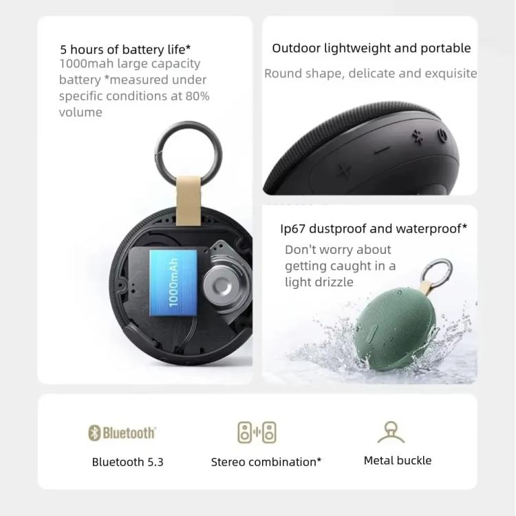 Altoparlante Bluetooth originale Xiaomi Redmi Speaker 2 per esterni, impermeabile IP67, portatile