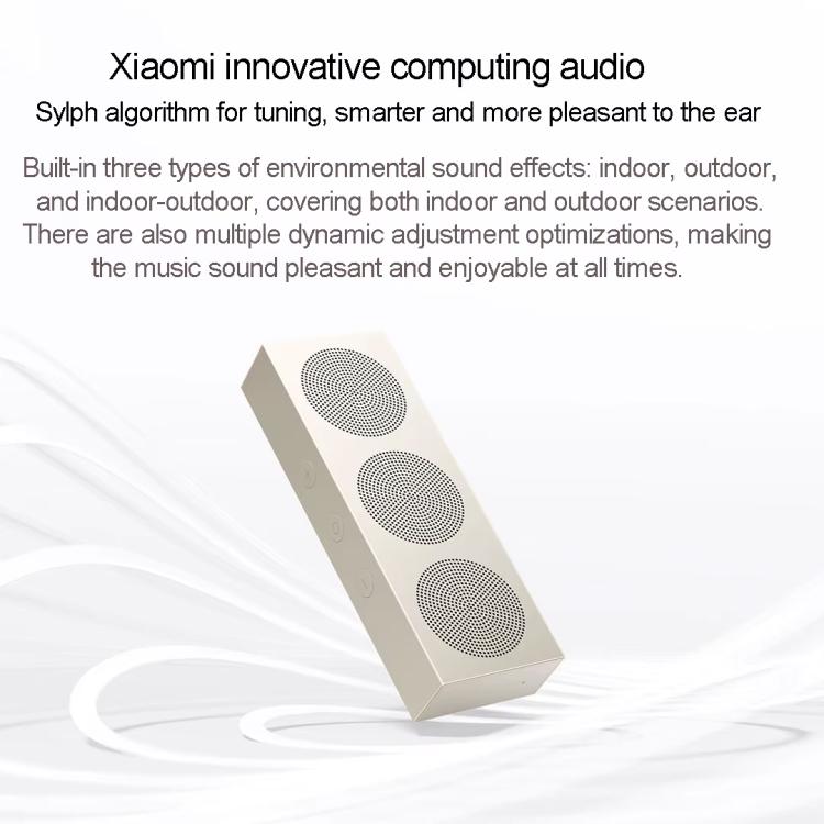 Altoparlante Bluetooth portatile originale Xiaomi, impermeabile IP66, da tavolo.