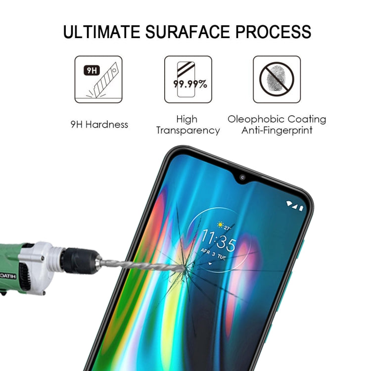 Pellicola in vetro temperato a schermo intero con colla completa, For Motorola Moto G9 (India) (1 PC), For Motorola Moto G9 Play (1 PC), For Motorola Moto G 5G Plus (1 PC)