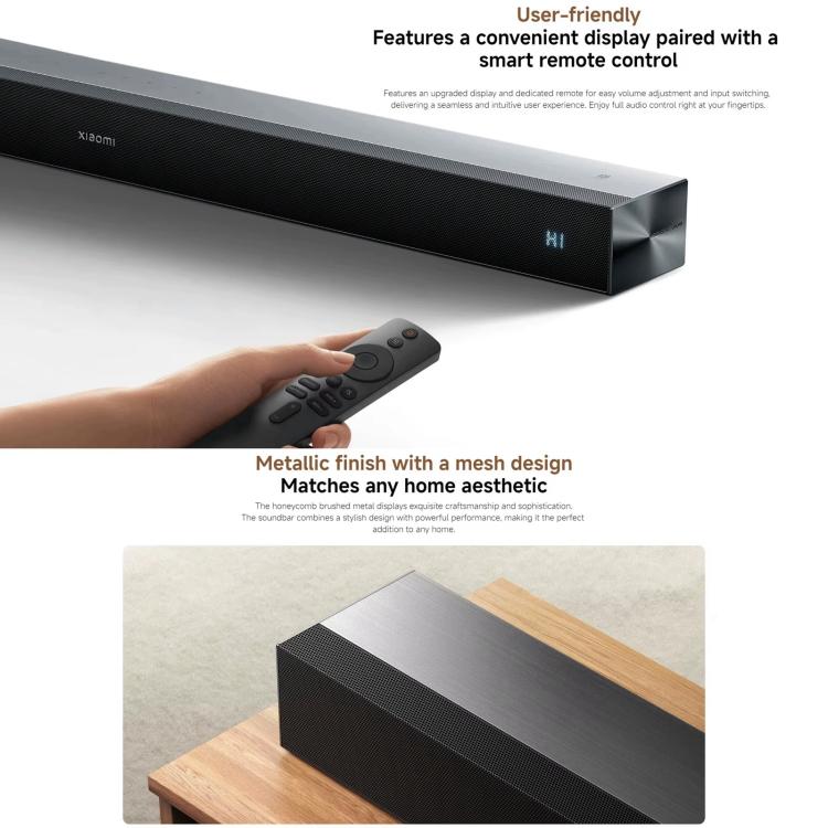 Soundbar 2.0 originale Xiaomi per TV e PC con supporto per connessione NFC, US Plug