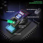 Stazione di saldatura di precisione portatile MECHANIC X60 Pro compatibile con manici per saldatura 115/210, EU Plug, US Plug