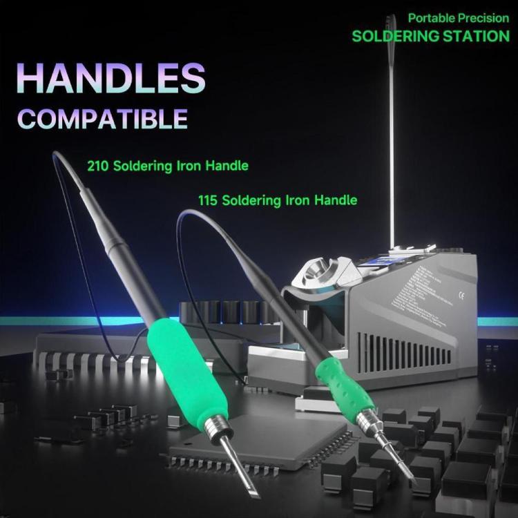 Stazione di saldatura di precisione portatile MECHANIC X60 Pro compatibile con manici per saldatura 115/210, EU Plug, US Plug