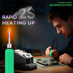 Stazione di saldatura di precisione portatile MECHANIC X60 Pro compatibile con manici per saldatura 115/210, EU Plug, US Plug