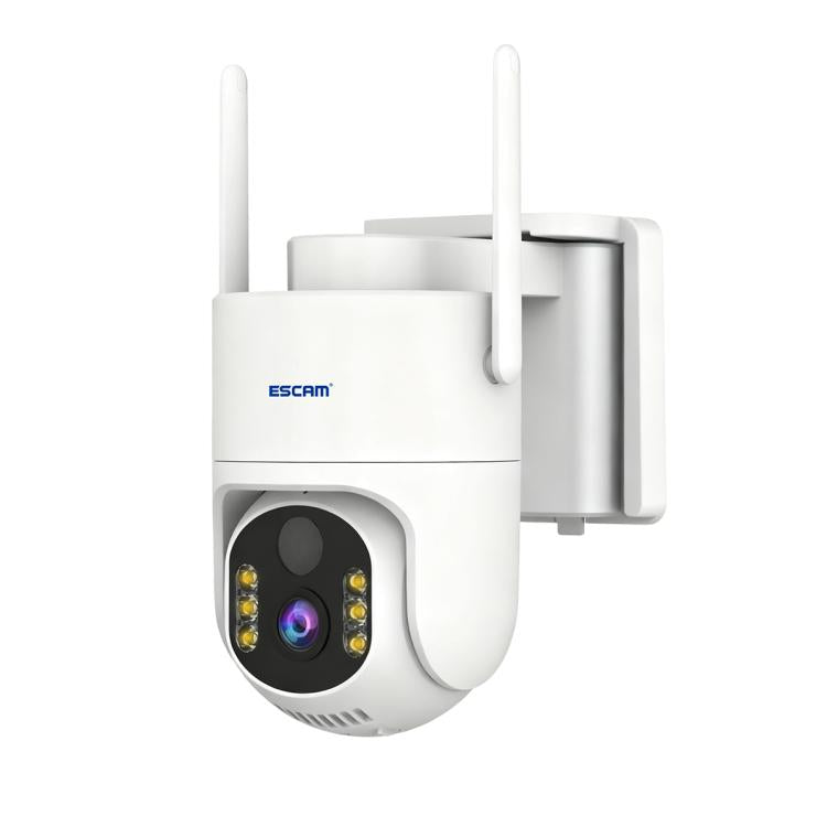 Sistema di telecamere di sicurezza wireless ESCAM QFS71 4G 3MP IP66 con pannello solare, European Version, American Version