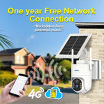 Sistema di telecamere di sicurezza wireless ESCAM QFS71 4G 3MP IP66 con pannello solare, European Version, American Version