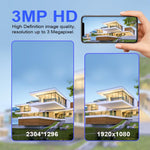 Sistema di telecamere di sicurezza wireless ESCAM QFS71 4G 3MP IP66 con pannello solare, European Version, American Version