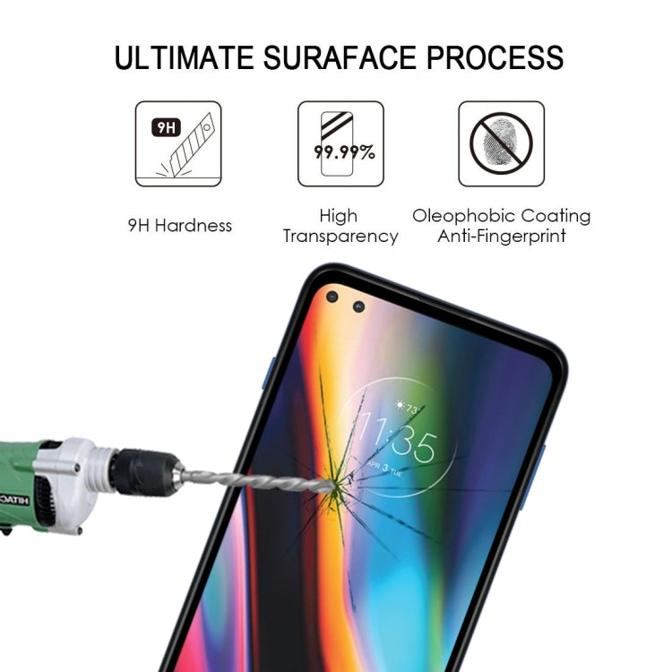 Pellicola in vetro temperato a schermo intero con colla intera da 25 pezzi, For Motorola Moto G 5G Plus (25pcs), For Motorola Moto G9 (India) (25 PCS), For Motorola Moto G9 Play (25 PCS)