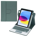 Custodia per tablet in pelle con tastiera Bluetooth girevole a 360 gradi e touchpad integrato., For iPad Pro 11 2025 / 2024, For iPad 2025 / 2022, For iPad Air 11 2025 / iPad Pro 11 2022, For iPad 10.2 2021 / 2019 / iPad Air 3