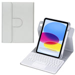 Custodia per tablet in pelle con tastiera Bluetooth girevole a 360 gradi e touchpad integrato., For iPad Pro 11 2025 / 2024, For iPad 2025 / 2022, For iPad Air 11 2025 / iPad Pro 11 2022, For iPad 10.2 2021 / 2019 / iPad Air 3