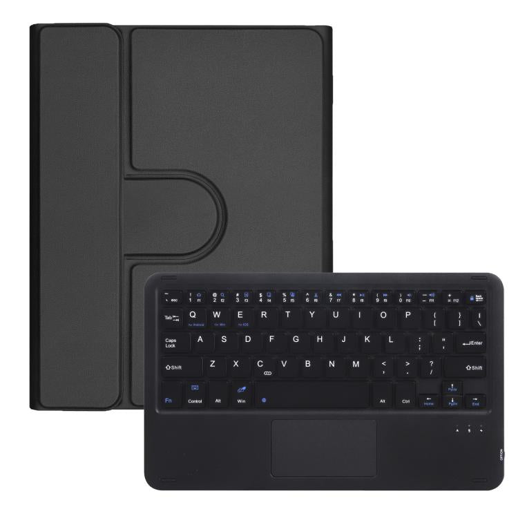 Custodia per tablet in pelle con tastiera Bluetooth girevole a 360 gradi e touchpad integrato., For iPad Pro 11 2025 / 2024, For iPad 2025 / 2022, For iPad Air 11 2025 / iPad Pro 11 2022, For iPad 10.2 2021 / 2019 / iPad Air 3
