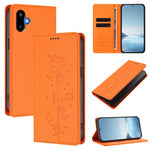 Custodia per telefono in ecopelle con protezione RFID magnetica e stampa a rilievo di simpatici gattini., For Samsung Galaxy M16 5G / F16 5G, For Samsung Galaxy M06 5G / F06 5G