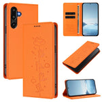 Custodia per telefono in ecopelle con protezione RFID magnetica e stampa a rilievo di simpatici gattini., For Samsung Galaxy M16 5G / F16 5G, For Samsung Galaxy M06 5G / F06 5G