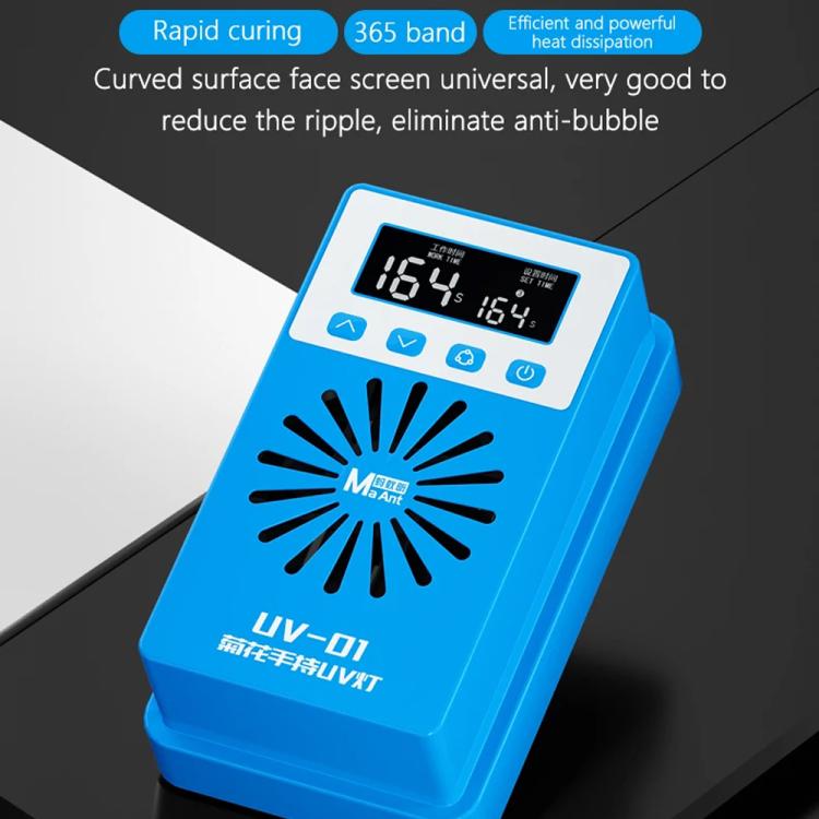 MaAnt UV-01 Lampada portatile UV a olio verde ad polimerizzazione rapida, MaAnt UV-01