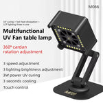 MaAnt M066 Ventilatore di raffreddamento multifunzione ricaricabile da 3W per polimerizzazione UV, MaAnt M066
