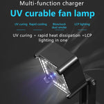 MaAnt M066 Ventilatore di raffreddamento multifunzione ricaricabile da 3W per polimerizzazione UV, MaAnt M066