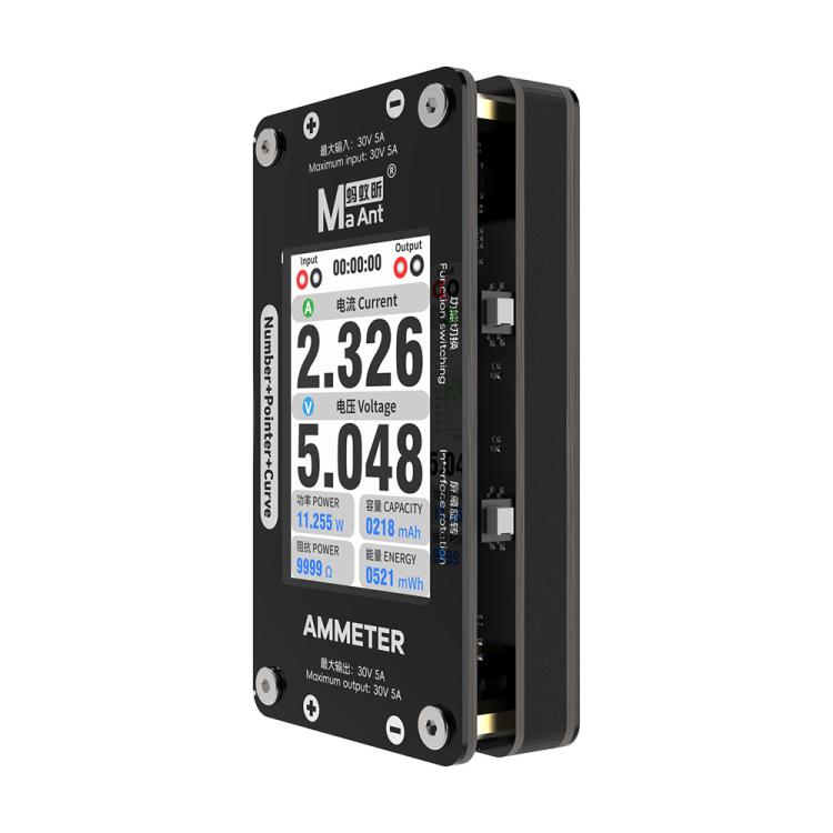 Amperometro digitale MaAnt DL-02 0-5A CC 4-30V