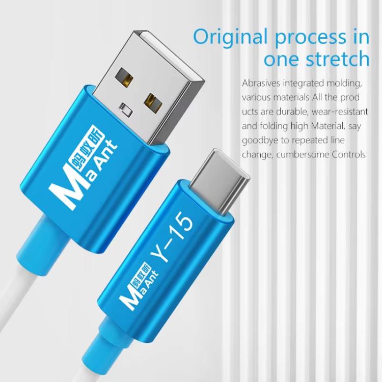 Cavo di ricarica e trasferimento dati MaAnt Y-15 da USB a Type-C per iPhone/iPad, MaAnt Y-15