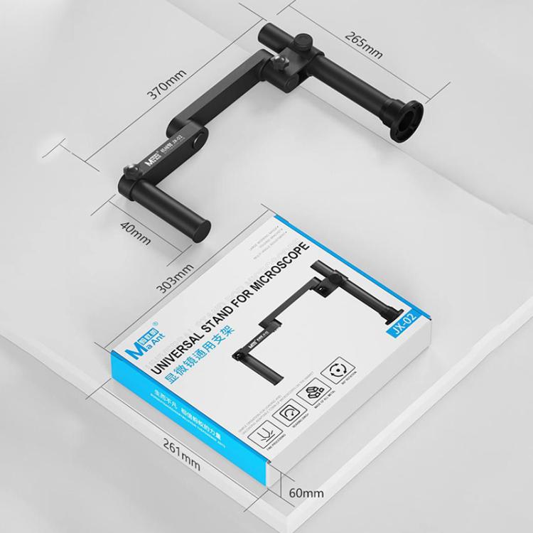 Braccio robotico MaAnt JX-02 con rotazione a 360° per microscopio metallico., MaAnt JX-02