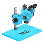 Microscopio trinoculare colorato MaAnt Sky Eye R60 7-60X con base ampia
