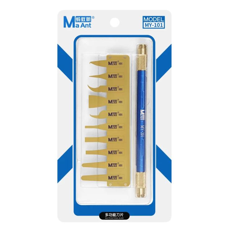 Set di lame per la rimozione della colla ultra sottili in acciaio inossidabile MaAnt MY-101, MaAnt MY-101