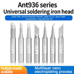 Punte per saldatore universali MaAnt serie ANT936, ecocompatibili e senza piombo., 1.6K, K, SK, 1.6SK, I, B, 1C, 2C, 3C, 4C, 5C, J, 0.8D, 1.2D, 1.6D, 2.4D, 3.2D