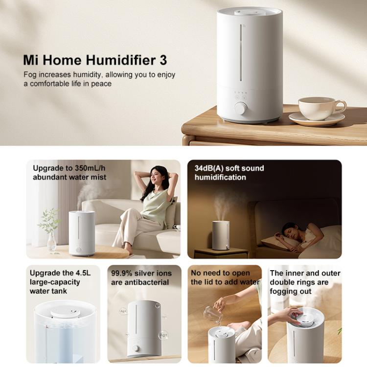 Umidificatore Xiaomi Mijia da 4,5 litri di grande capacità 3, Humidifier 3