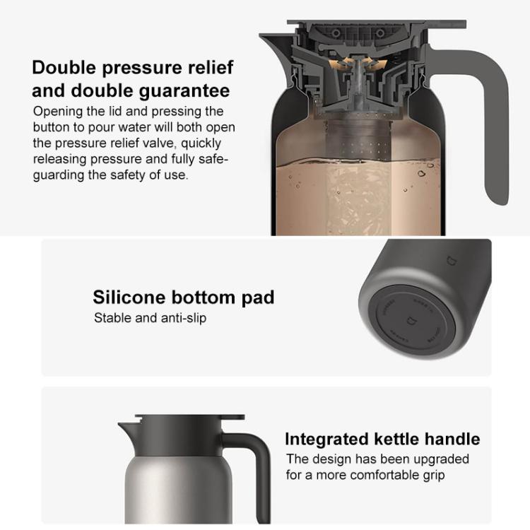 Thermos Xiaomi Mijia da 1,2 litri in titanio