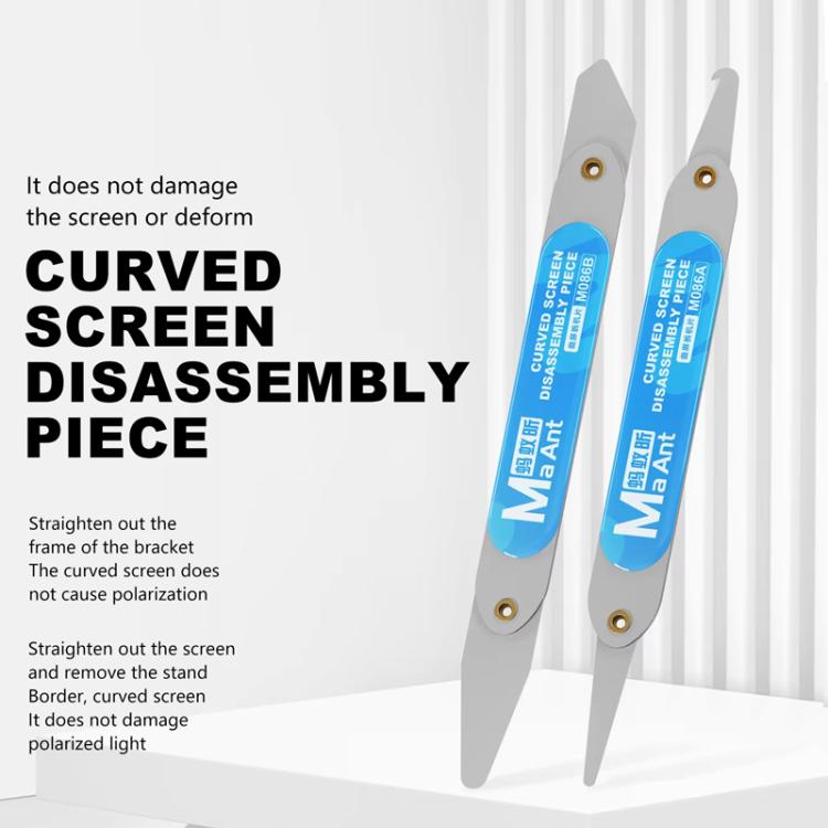 MaAnt M086A / M086B Strumento flessibile per lo smontaggio di schermi curvi in acciaio, MaAnt M086A / M086B