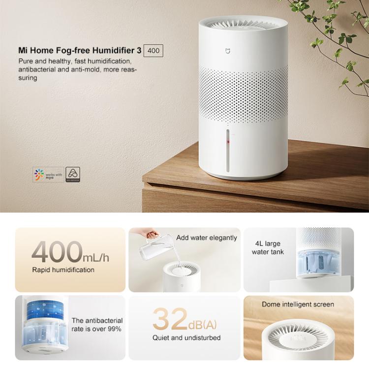 Umidificatore antiappannamento Xiaomi Mijia 4L 3, 4L No-Mist Humidifier 3