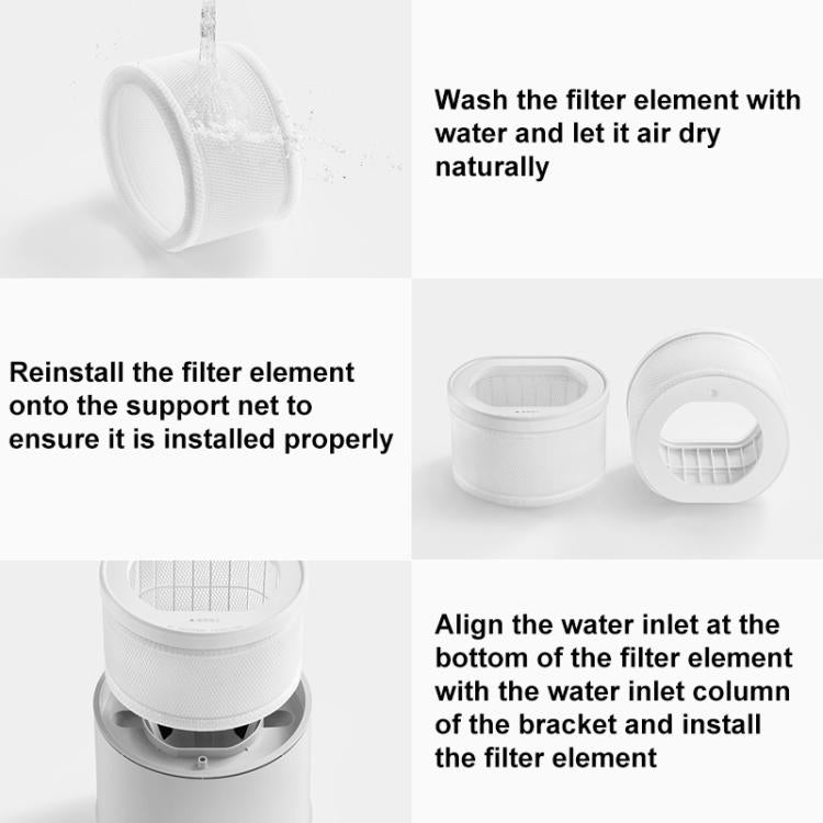 Umidificatore senza nebulizzazione Xiaomi Mijia da 6 litri con 3 filtri, 6L No-Mist Humidifier 3 Filter
