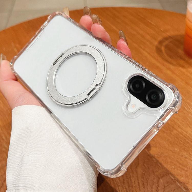 Custodia magnetica antiurto per telefono con supporto girevole a 360 gradi e sistema di fissaggio a quattro angoli., For Samsung Galaxy A57 5G, For Samsung Galaxy A37 5G, For Samsung Galaxy A17 5G / 4G, For Samsung Galaxy A07 5G / 4G                   ...