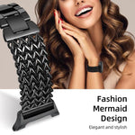 Cinturino per orologio xDfind in acciaio inossidabile intrecciato a spina di pesce, For Samsung Galaxy Watch Ultra / Ultra 2025, For Samsung Galaxy Watch8 / Watch8 Classic