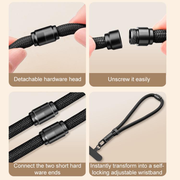 XDcase Tracolla 3 in 1 staccabile / Collo / Polso con cordino anti-smarrimento per telefono con linguetta