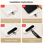 XDcase Tracolla 3 in 1 staccabile / Collo / Polso con cordino anti-smarrimento per telefono con linguetta