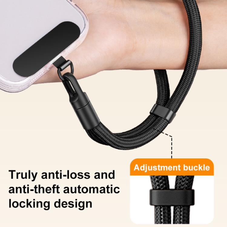 XDcase Tracolla 3 in 1 staccabile / Collo / Polso con cordino anti-smarrimento per telefono con linguetta