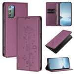 Custodia per telefono in ecopelle con protezione RFID magnetica e stampa a rilievo di simpatici gattini., For Samsung Galaxy Note20 Ultra, For Samsung Galaxy Note20