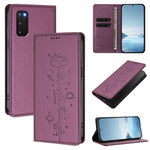 Custodia per telefono in ecopelle con protezione RFID magnetica e stampa a rilievo di simpatici gattini., For Samsung Galaxy S20 FE, For Samsung Galaxy S22 Ultra 5G