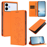 Custodia per telefono in ecopelle con protezione RFID magnetica e stampa a rilievo di simpatici gattini., For Samsung Galaxy S26 Edge 5G, For Samsung Galaxy S26 Ultra 5G