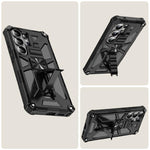 Custodia magnetica antiurto in TPU + PC con supporto integrato., For Samsung Galaxy S26 Ultra 5G