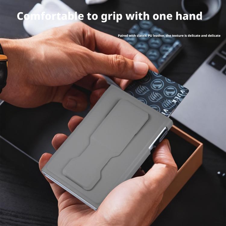 Supporto magnetico automatico a scomparsa per cellulare con slot per schede RFID