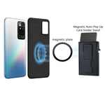 Supporto magnetico automatico a scomparsa per cellulare con slot per schede RFID
