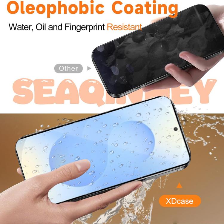 XDcase Confezione da 2 pellicole in vetro temperato HD serigrafate, con supporto per sblocco tramite impronta digitale., For Samsung Galaxy S26+ 5G, For Samsung Galaxy S26 Ultra 5G, For Samsung Galaxy S26 5G, For Samsung Galaxy S25 5G                  ...
