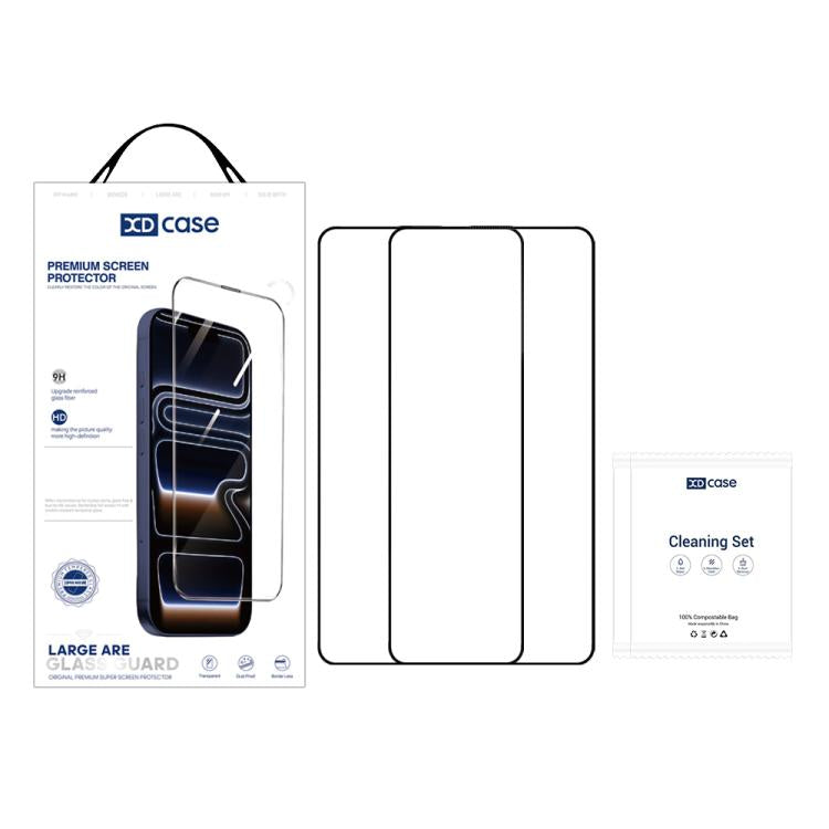 XDcase Confezione da 2 pellicole in vetro temperato HD serigrafate, con supporto per sblocco tramite impronta digitale., For Samsung Galaxy S26+ 5G, For Samsung Galaxy S26 Ultra 5G, For Samsung Galaxy S26 5G, For Samsung Galaxy S25 5G                  ...