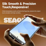XDcase Confezione da 5 pellicole in vetro temperato HD serigrafate, con supporto per sblocco tramite impronta digitale., For Samsung Galaxy S26+ 5G, For Samsung Galaxy S26 Ultra 5G, For Samsung Galaxy S26 5G, For Samsung Galaxy S25 5G                  ...