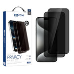XDcase - Confezione da 2 pellicole protettive in vetro temperato anti-spionaggio con stampa serigrafica, For iPhone 17e/16e/13 Pro/14, For iPhone 17 Pro Max, For iPhone 17 Pro, For iPhone 17, For iPhone Air, For iPhone 16 Pro Max, For iPhone 16 Pro    ...