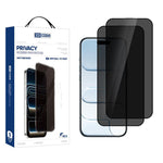 XDcase - Confezione da 2 pellicole protettive in vetro temperato anti-spionaggio con stampa serigrafica, For iPhone 17e/16e/13 Pro/14, For iPhone 17 Pro Max, For iPhone 17 Pro, For iPhone 17, For iPhone Air, For iPhone 16 Pro Max, For iPhone 16 Pro    ...