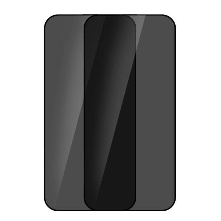 XDcase - Confezione da 2 pellicole protettive in vetro temperato anti-spionaggio con stampa serigrafica, For iPhone 17e/16e/13 Pro/14, For iPhone 17 Pro Max, For iPhone 17 Pro, For iPhone 17, For iPhone Air, For iPhone 16 Pro Max, For iPhone 16 Pro    ...
